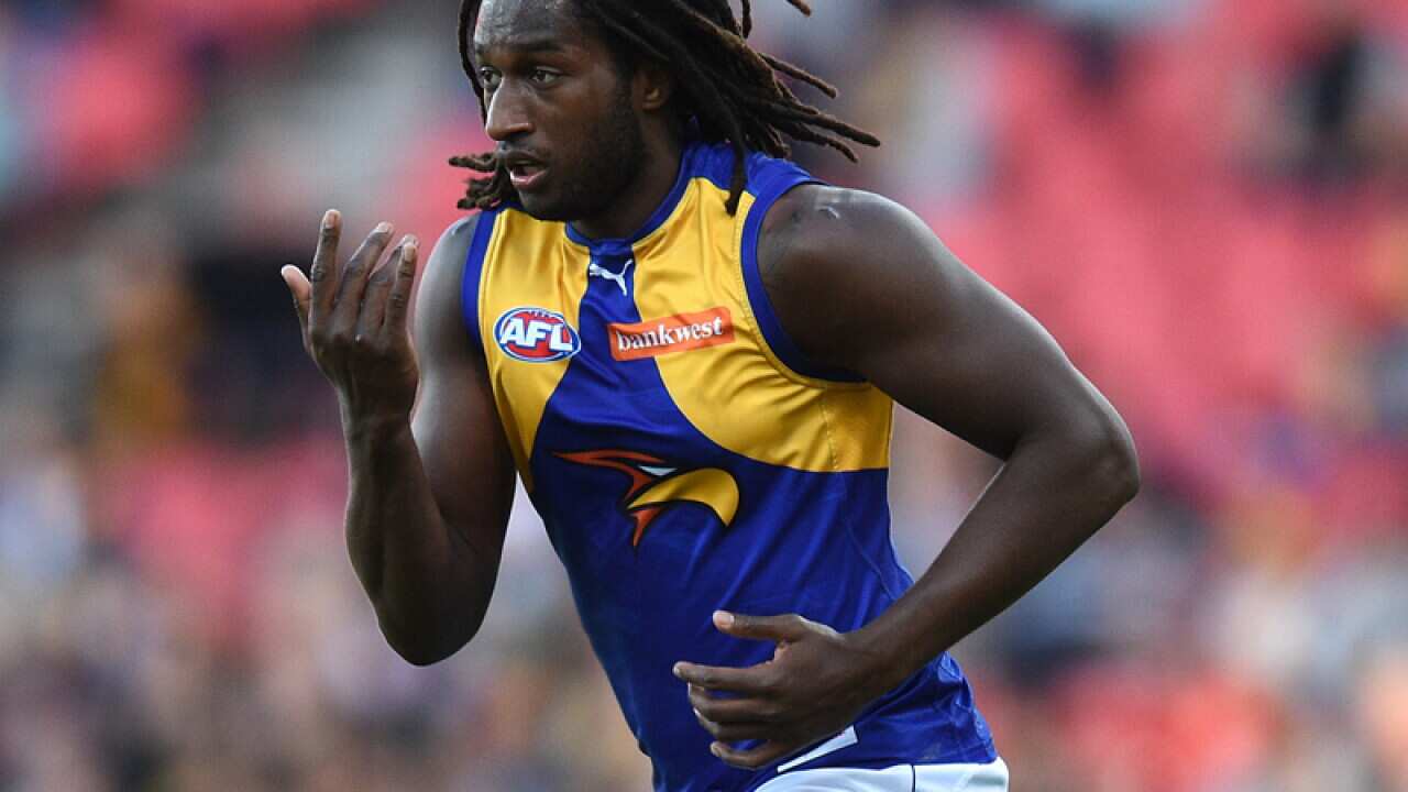 West Coast Eagles ruckman Nic Naitanui