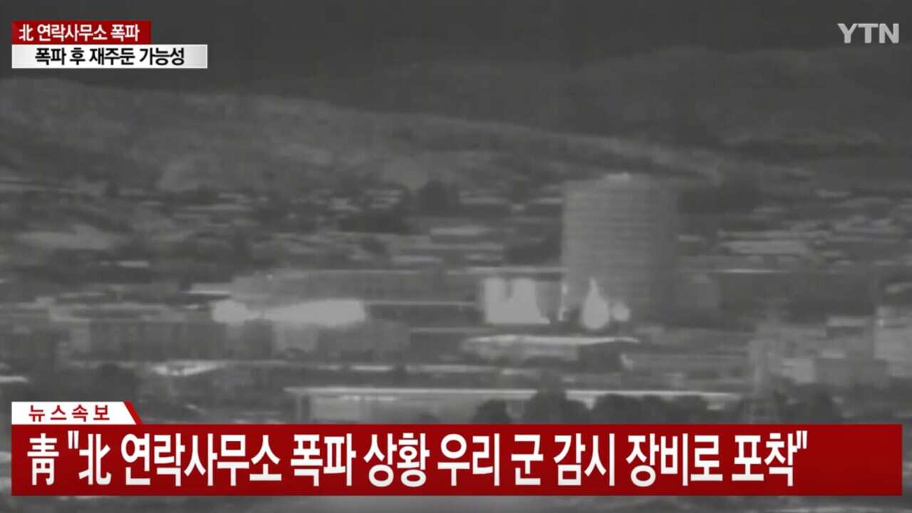 Screen capture of YTN News report