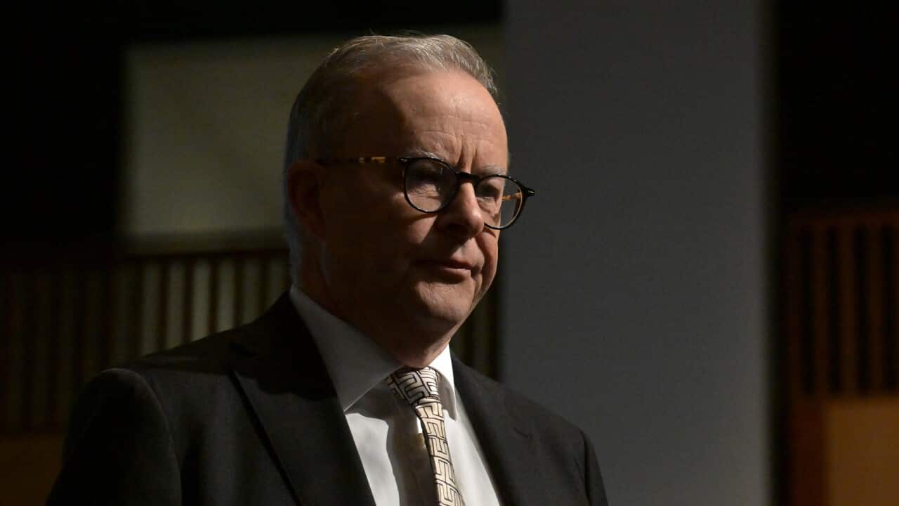 Prime Minister Anthony Albanese at the National Apology Anniversary breakfast at Parliament House