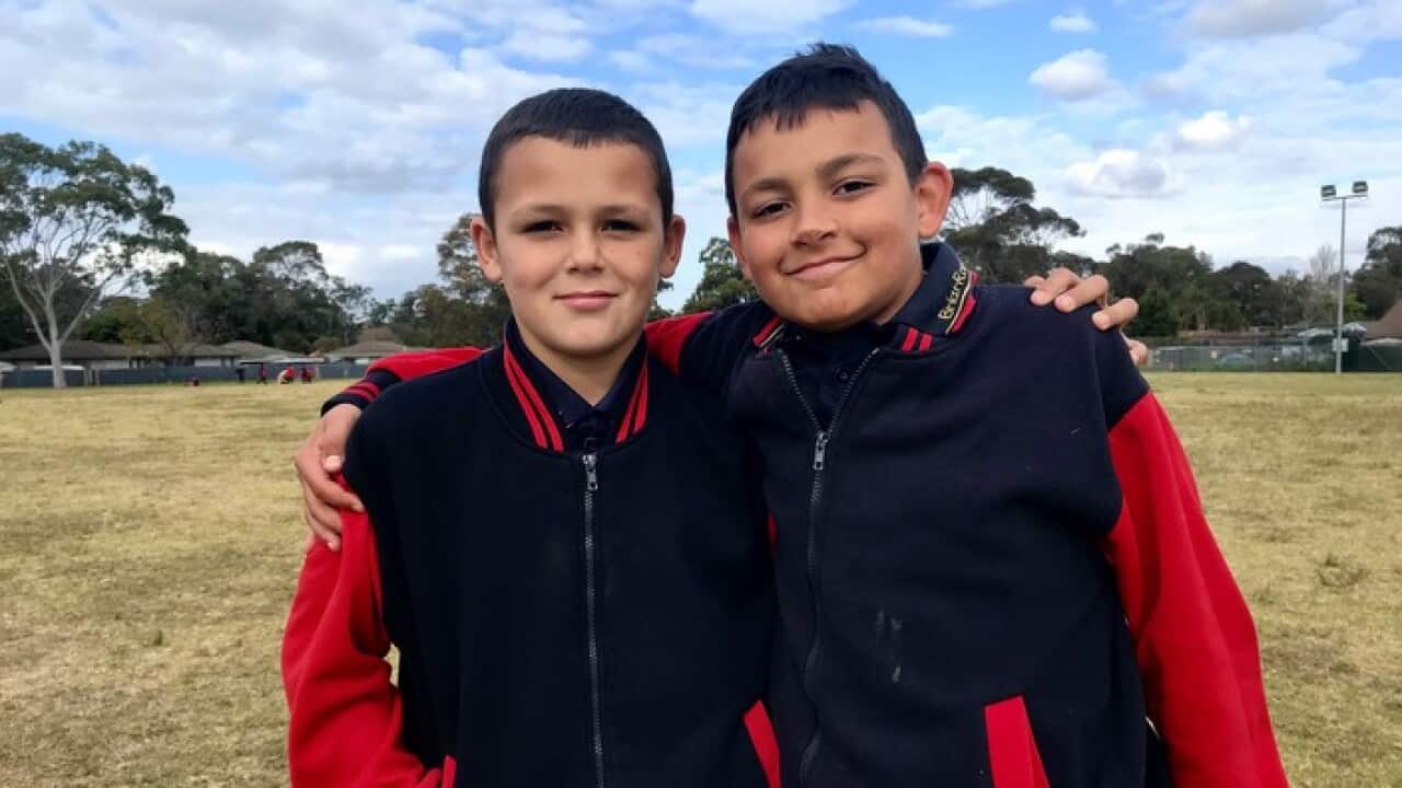 Andrew Sampson (left) and Zayden Lett