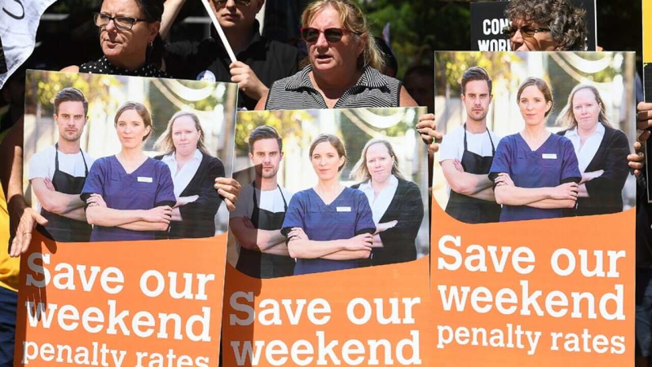 Retailers are suggesting the decision to cut penalty rate should be implemented in two stages.