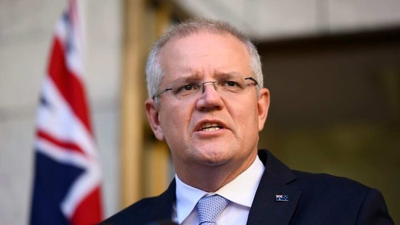 Prime Minister Scott Morrison in Canberra.