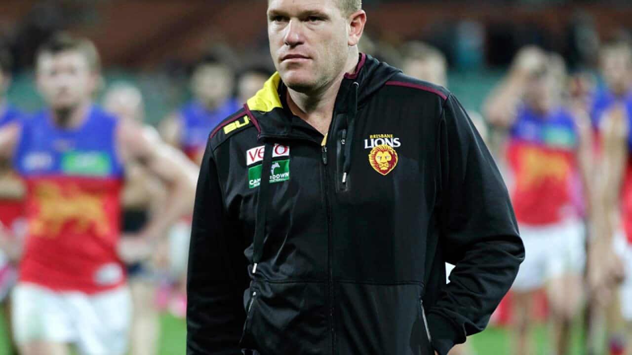 Brisbane Lions coach Justin Leppitsch