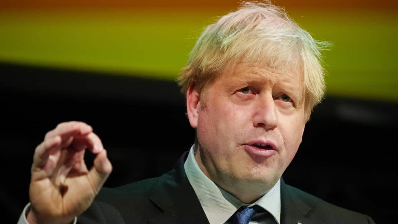 British Prime Minister Boris Johnson.