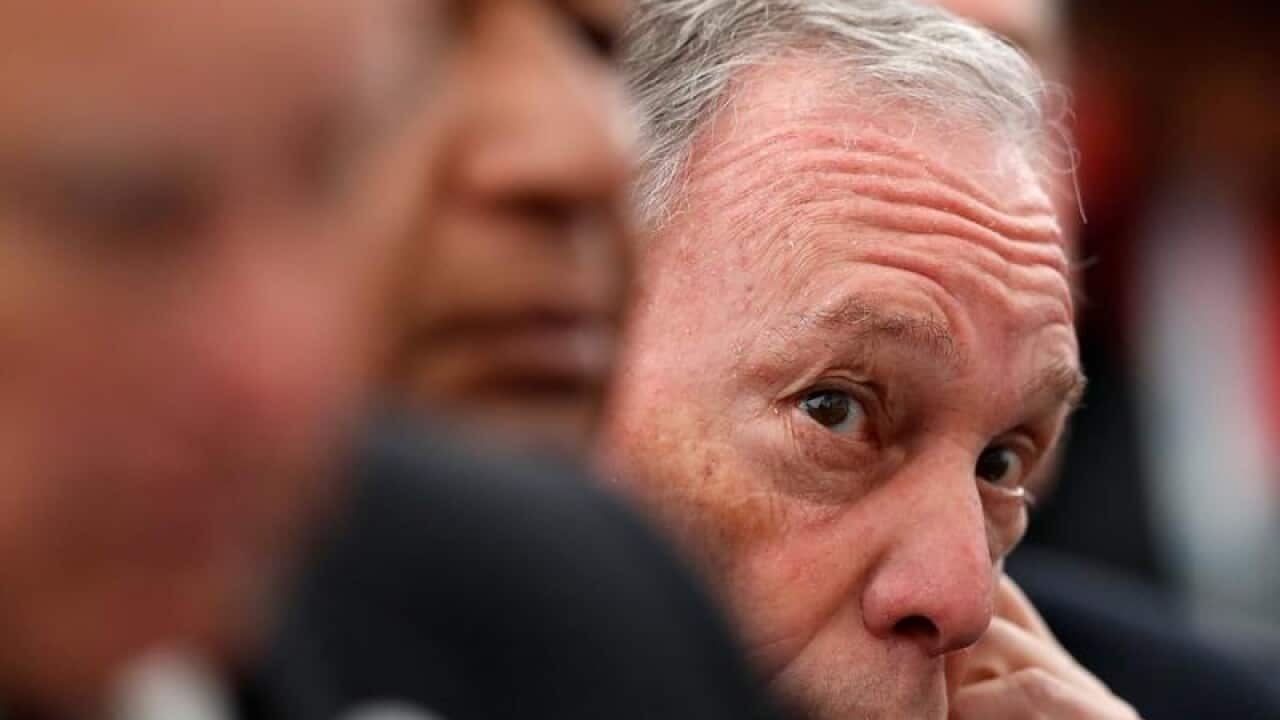 Former NY Mayor Michael Bloomberg attends the COP23 conference.