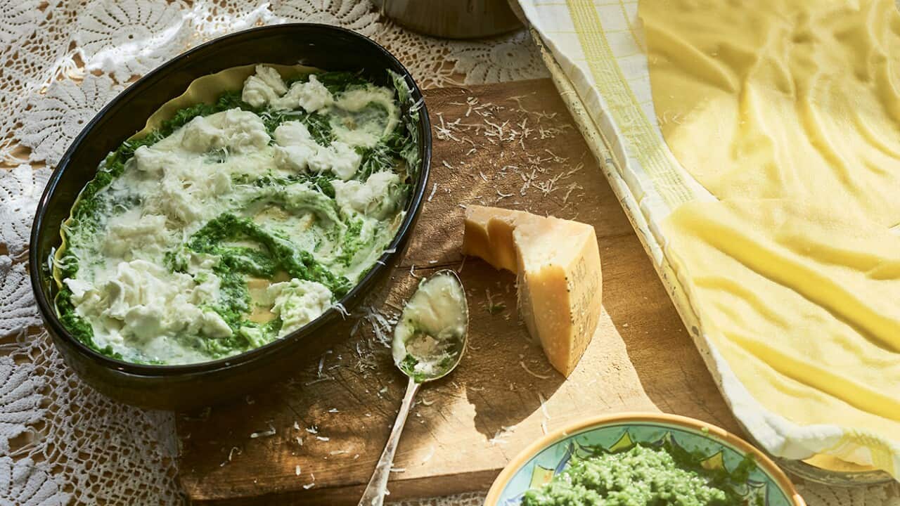 Sperandina’s asparagus lasagna