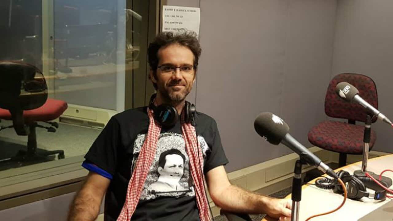 Alejandro Gonzalez Davidson (Alex) founder of Mother Nature Cambodia at SBS studio