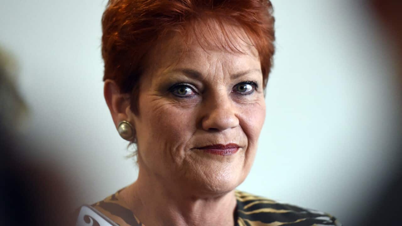 Pauline Hanson's One Nation leader Senator Pauline Hanson