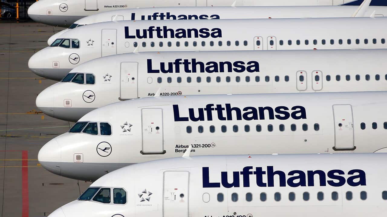 as Lufthansa pilots went on a three-days-strike in Frankfurt, Germany, 2014