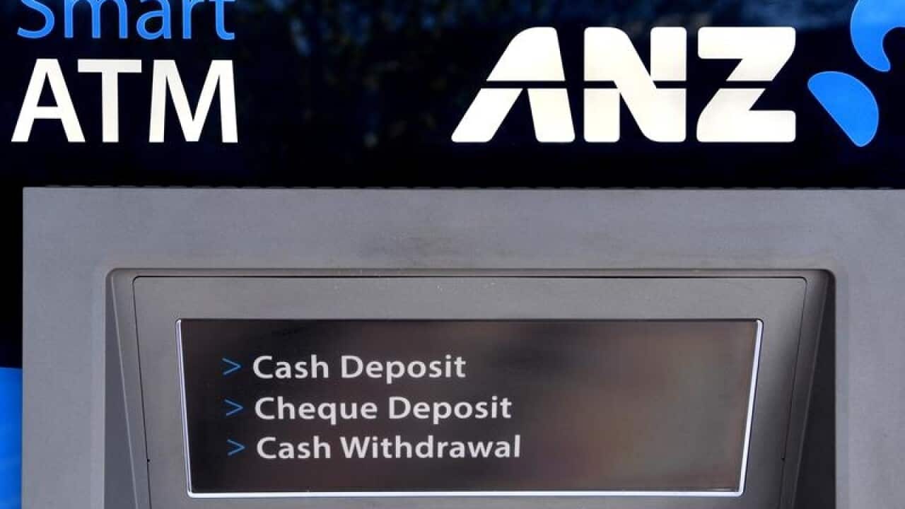 An ANZ bank ATM.