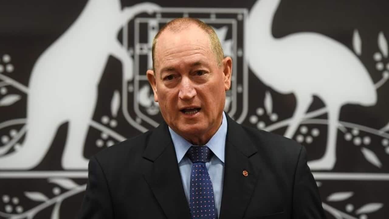 Greens leader Richard Di Natale wants Fraser Anning suspended from parliament.