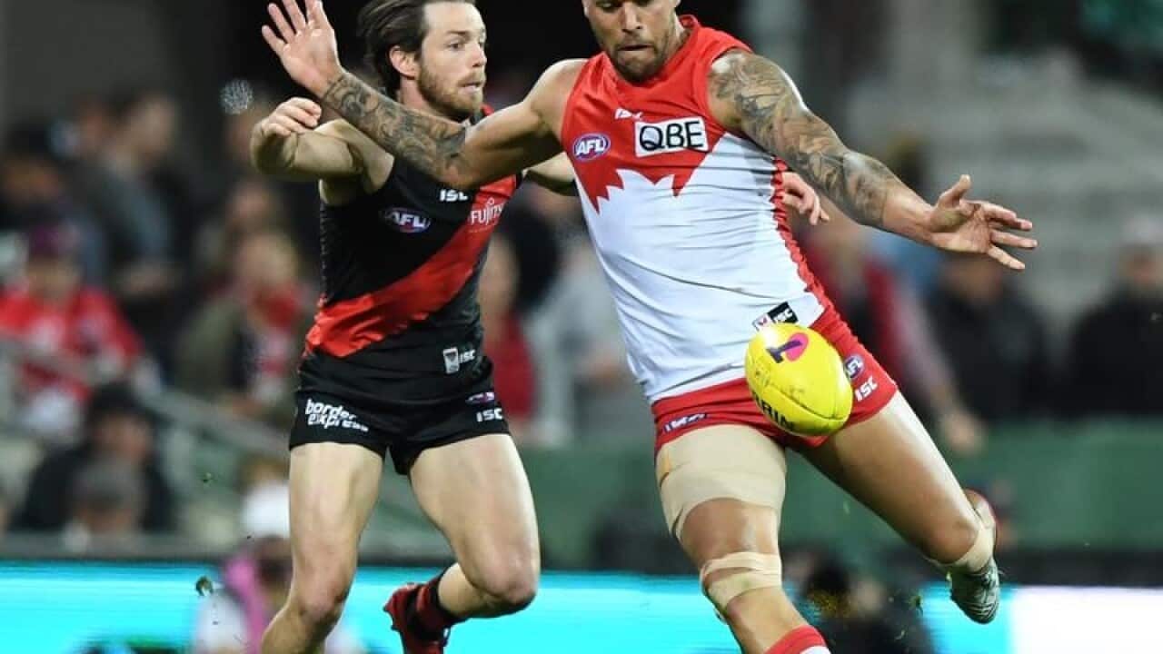 Lance Franklin of the Swans