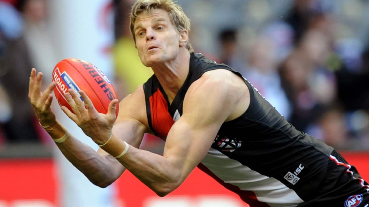 Nick Riewoldt of the Saints