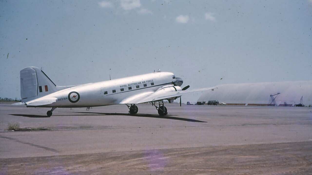 Photograph 0057 - RAAF C47 A65-104 in Darwin 1961