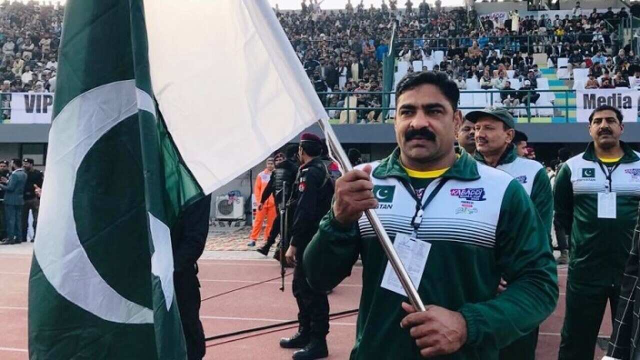 Pakistan team members of the Kabaddi World Cup 2020