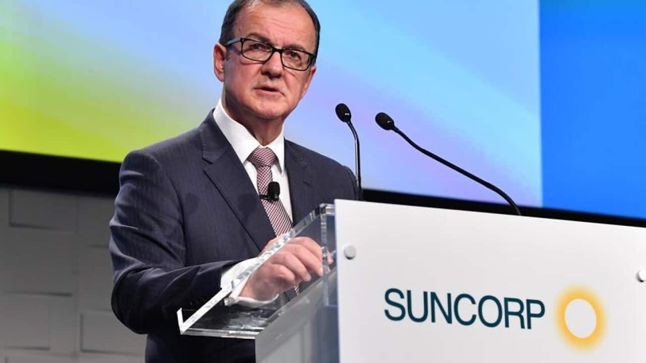 Suncorp Chairman Ziggy Switkowski at a Suncorp Group AGM in Brisbane.