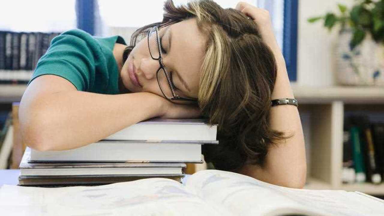 Teenagers who sleep more get better grades.