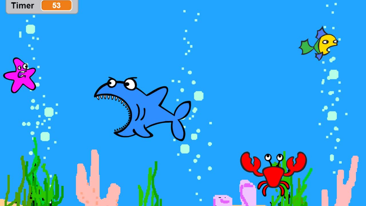 Fish Chomp, Scratch, Coding