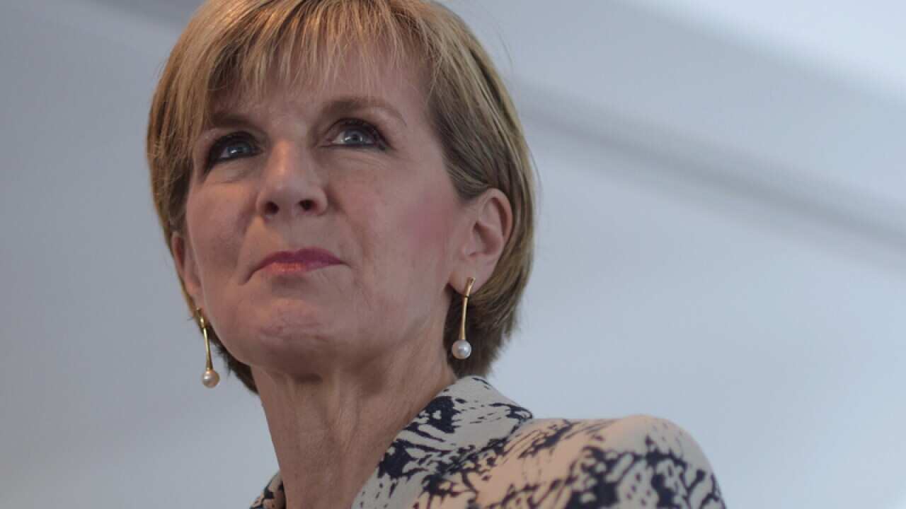 Australian Foreign Minister Julie Bishop.