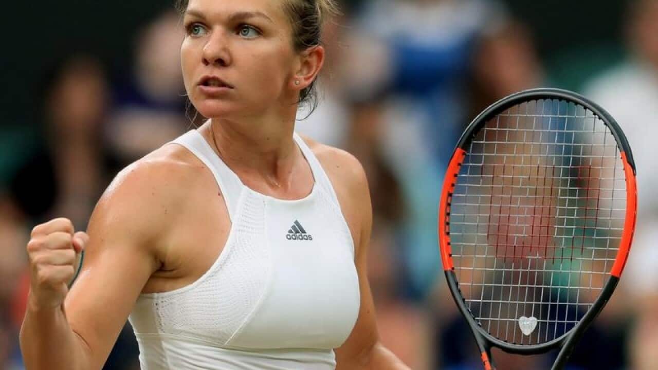 Romanian tennis player Simona Halep