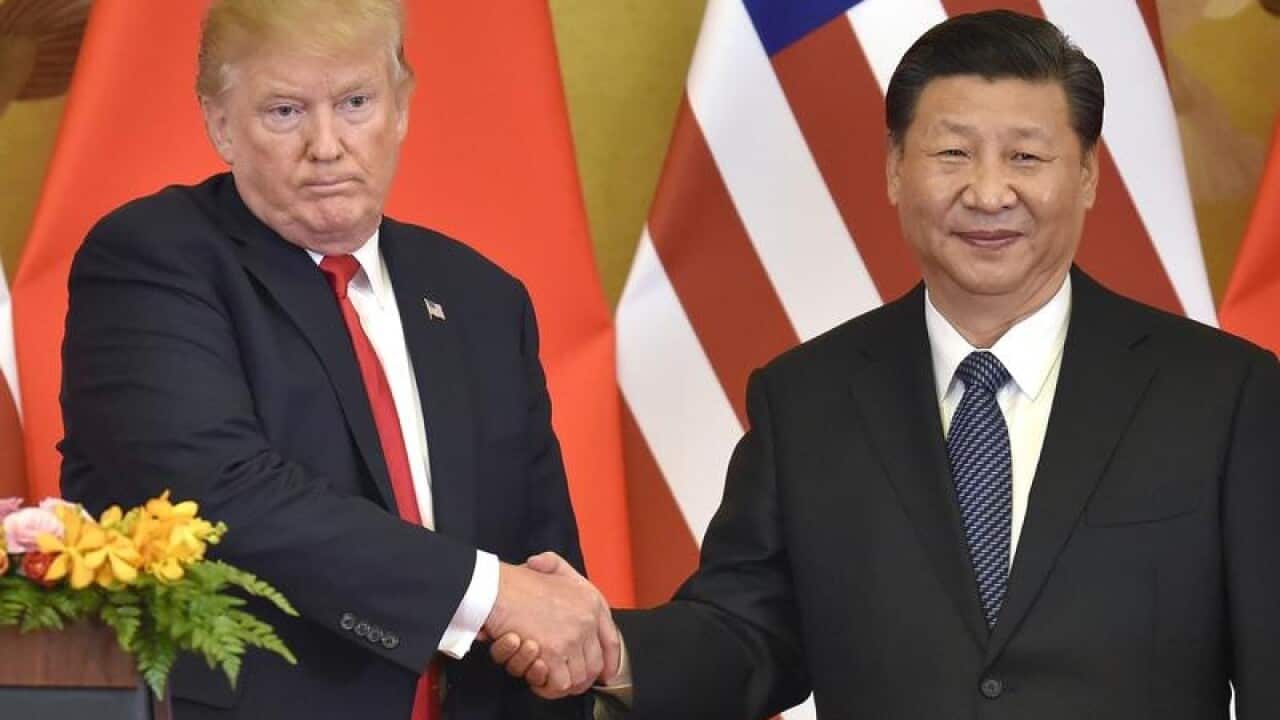 Donald Trump and Xi Jinping