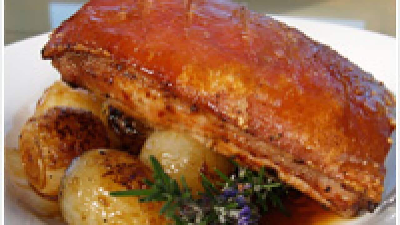 Berkshire gold pork loin roast