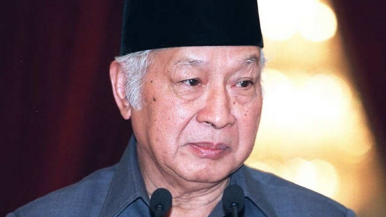 Indonesian President Suharto in 1998.