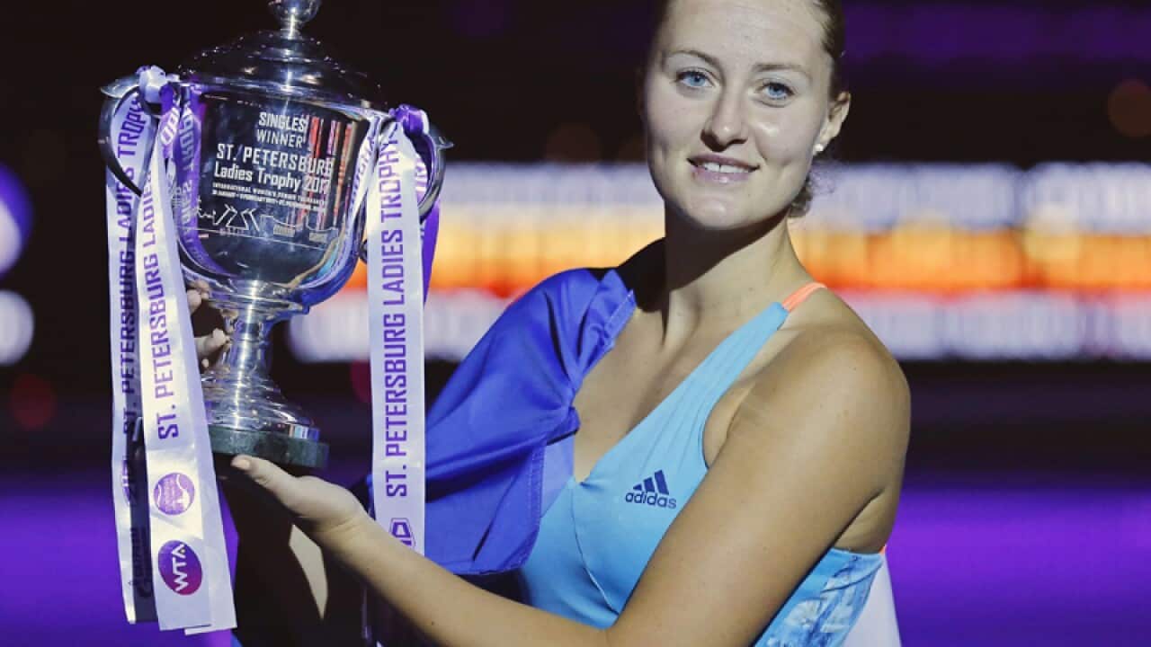 French tennis player Kristina Mladenovic