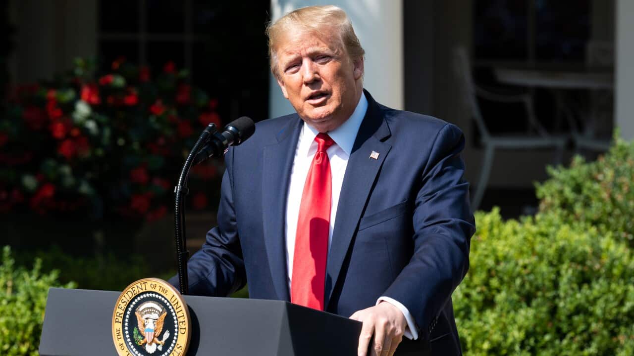 President Donald Trump at the bill signing of the September 11th Victim Compensation Fund.