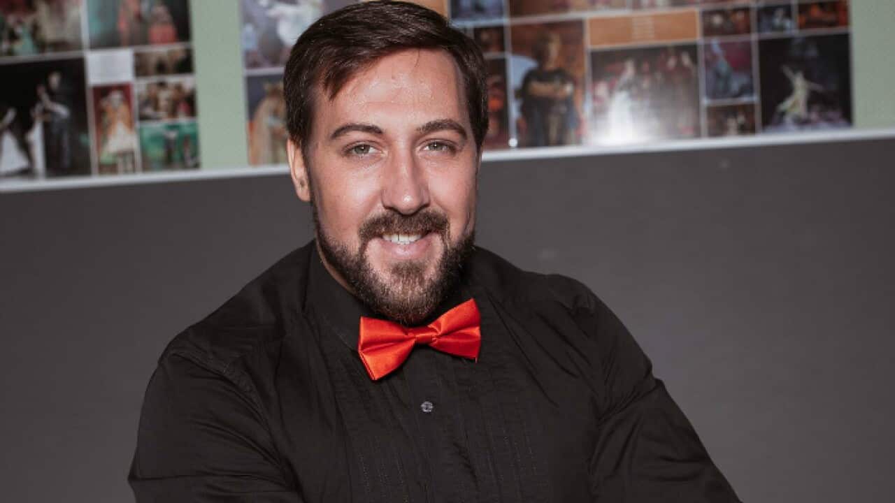 Russian opera singer A.Krasnov