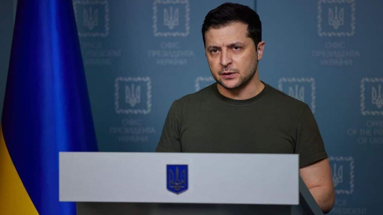 Ukrainian President Volodymyr Zelensky