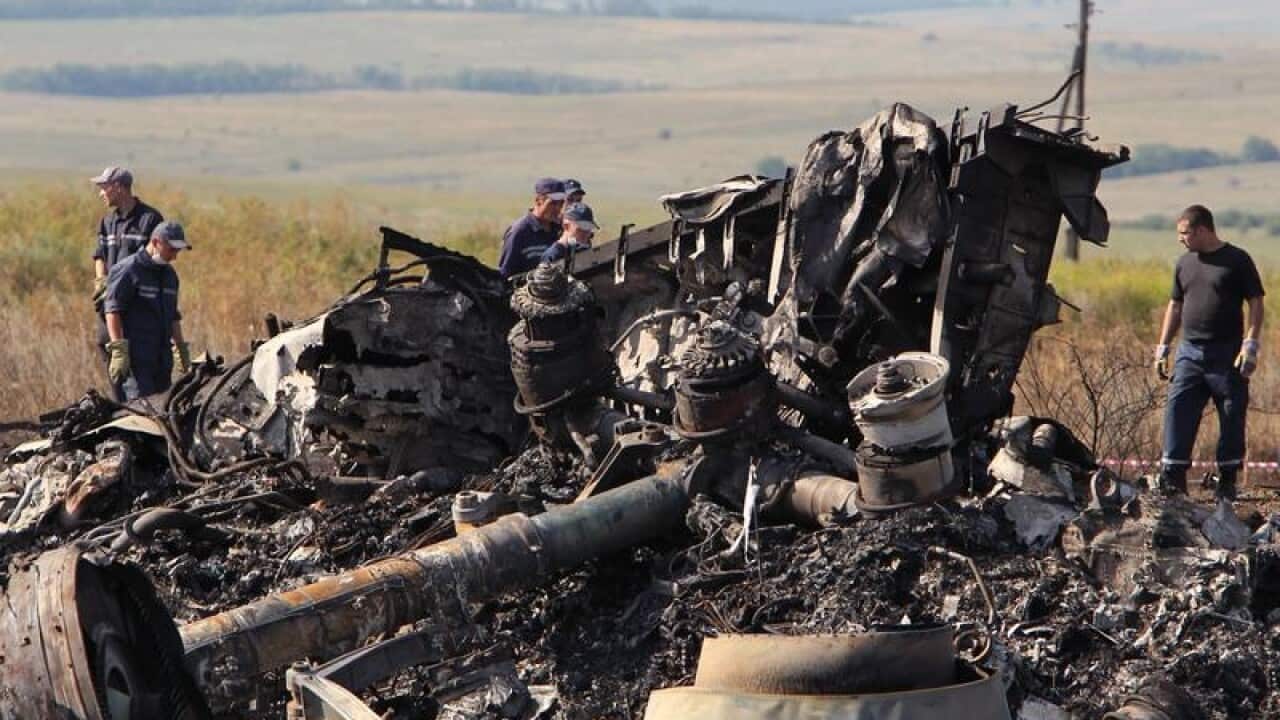 The MH117 crash site