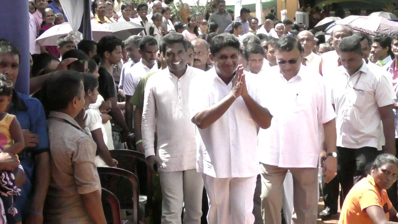 Sajith speaks about the cost of SL Parliament.