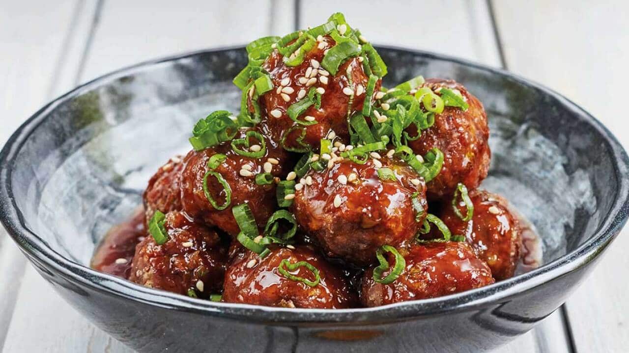 Sweet ginger meatballs