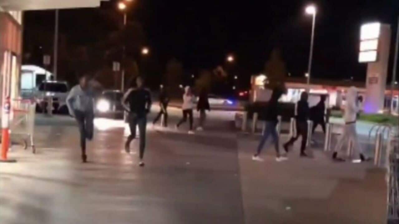 Youth fights in north-western area of Melbourne.