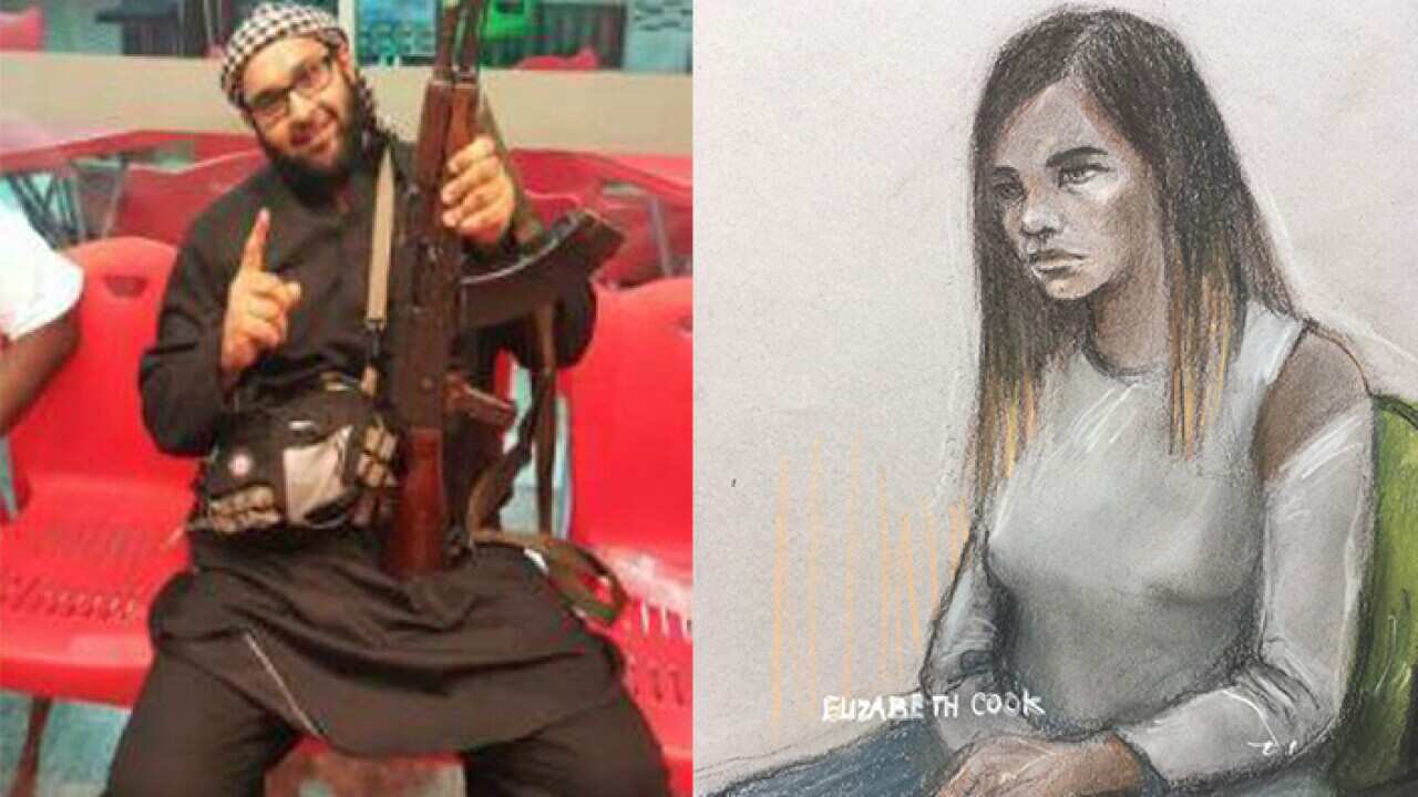 Convicted Safaa Boular (Right) and Her Lover Daesh fighter Naweed Hussain