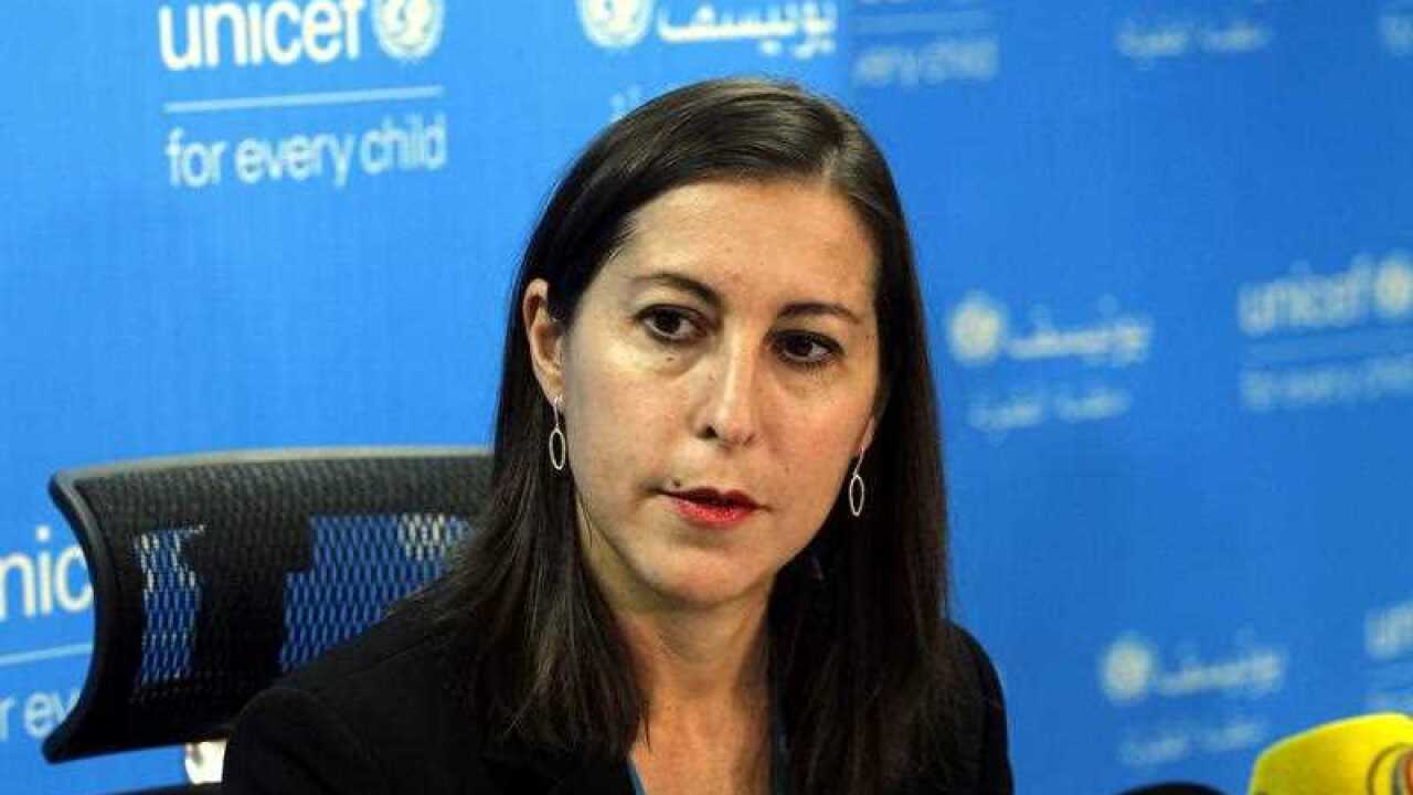 UNICEF representative in Yemen Meritxell Relano