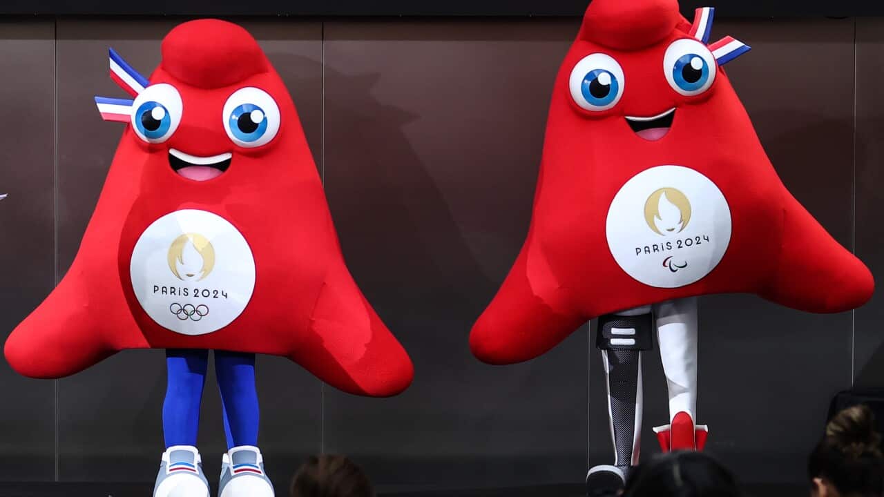 French mascots for the Olympics.