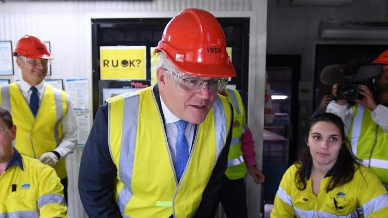 SCOTT MORRISON BLUESCOPE VISIT