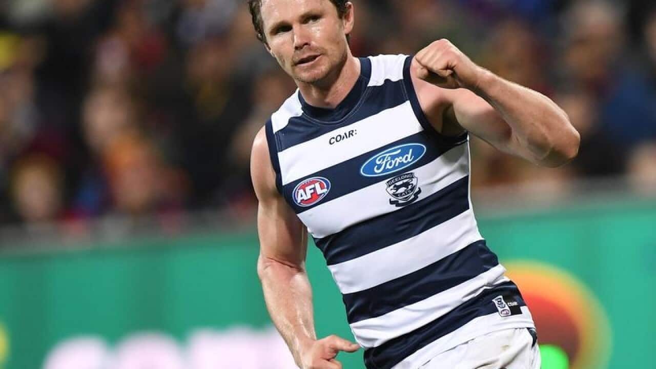 Geelong midfielder Patrick Dangerfield