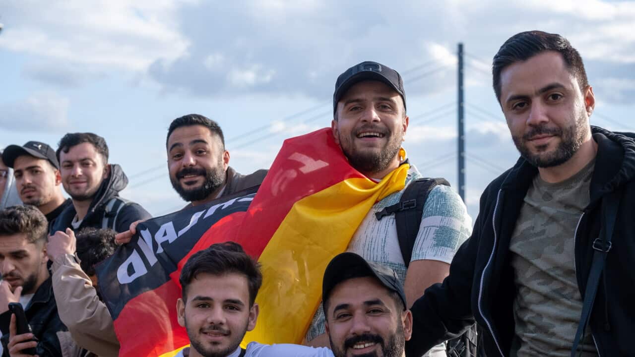 World Cup Public Viewing in Düsseldorf Germany