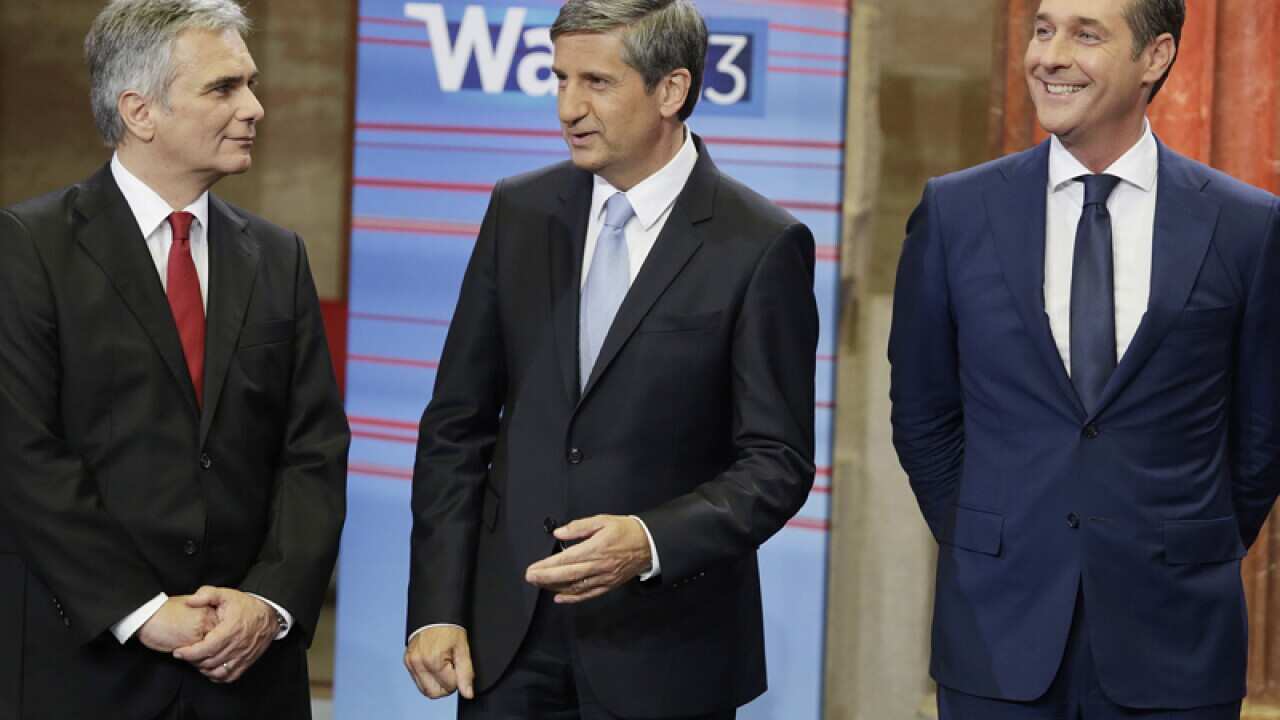 Leaders from Austria's two main political parties