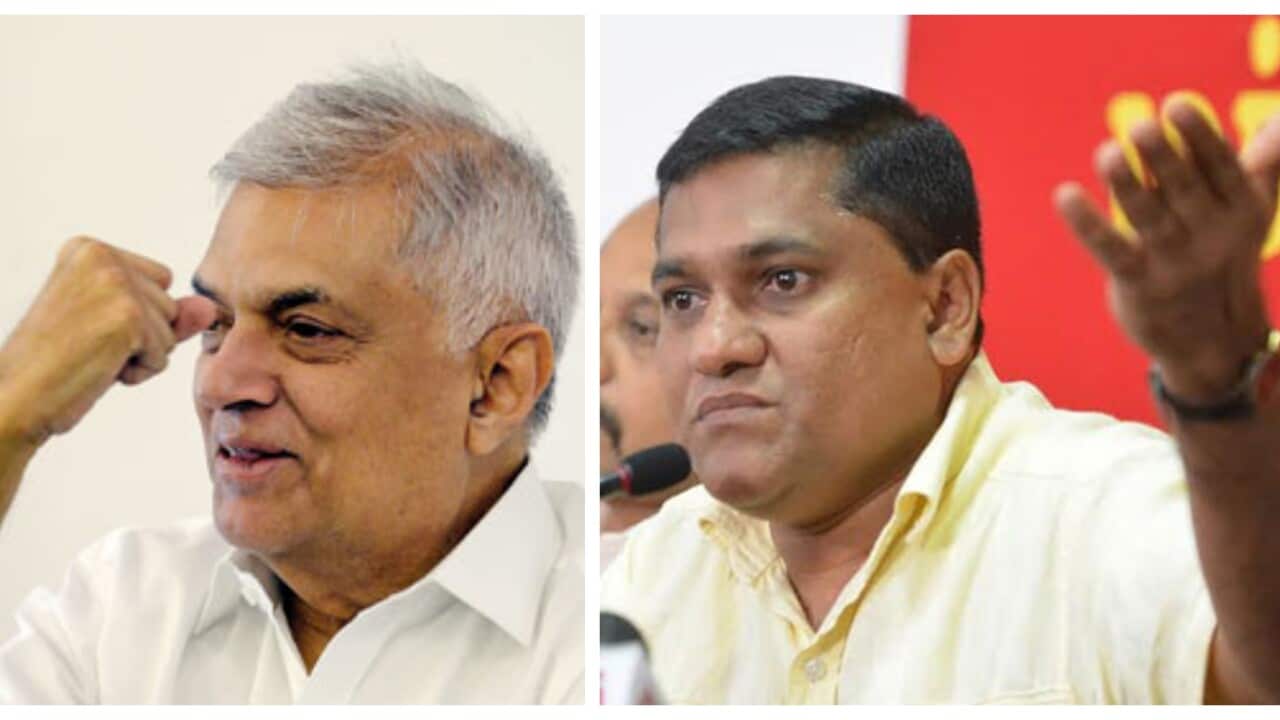 Ranil Wickramasinghe_ Vijitha Herath_ Sri Lankan politicians