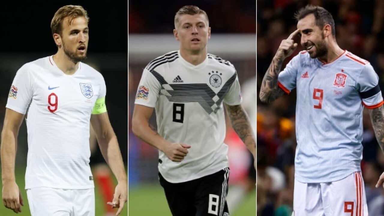 Kane, Kroos, Alcacer