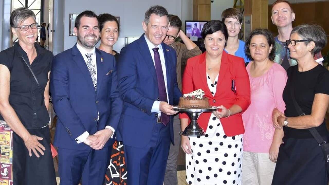 NT Chief Minister Michael Gunner delivered an apology for historic gay sex law convictions.