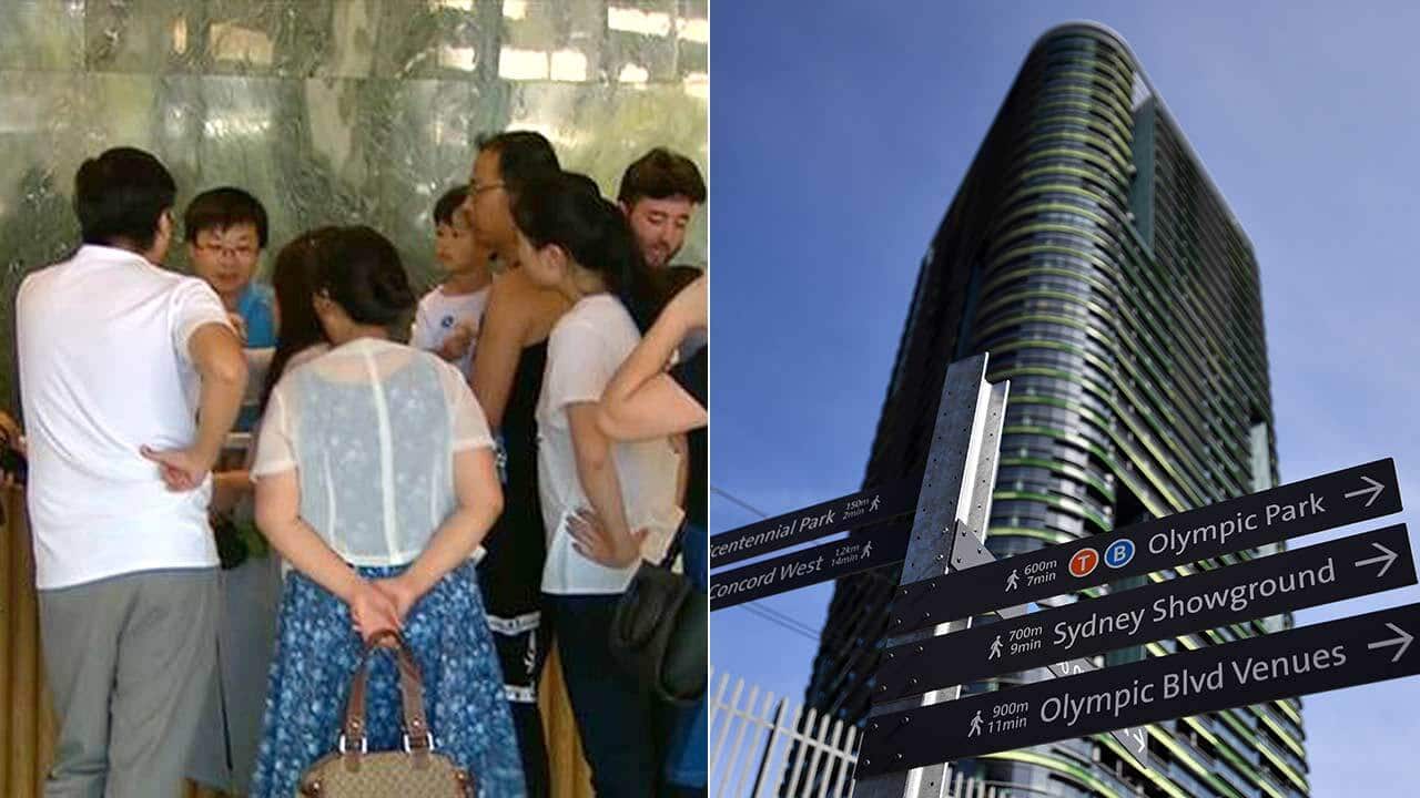 Residents wait for answers after being evacuated from Opal Tower for the second time in four days.