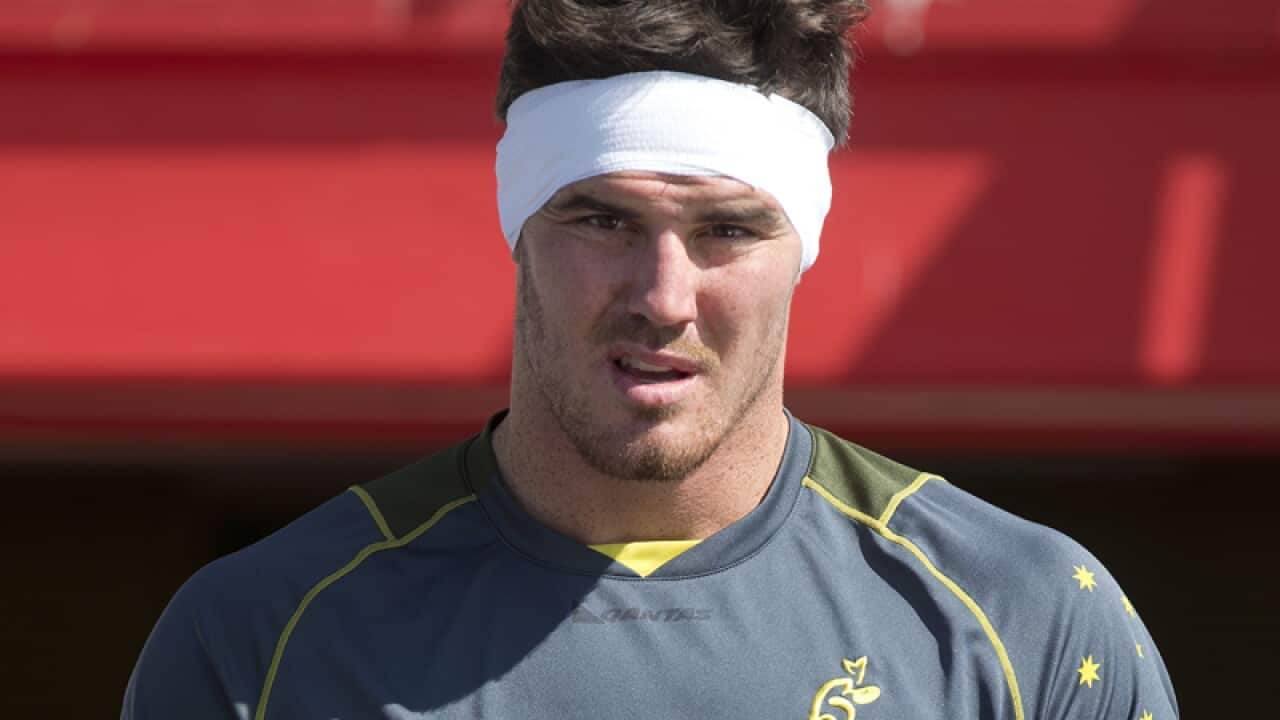 Kane Douglas of the Australian Wallabies