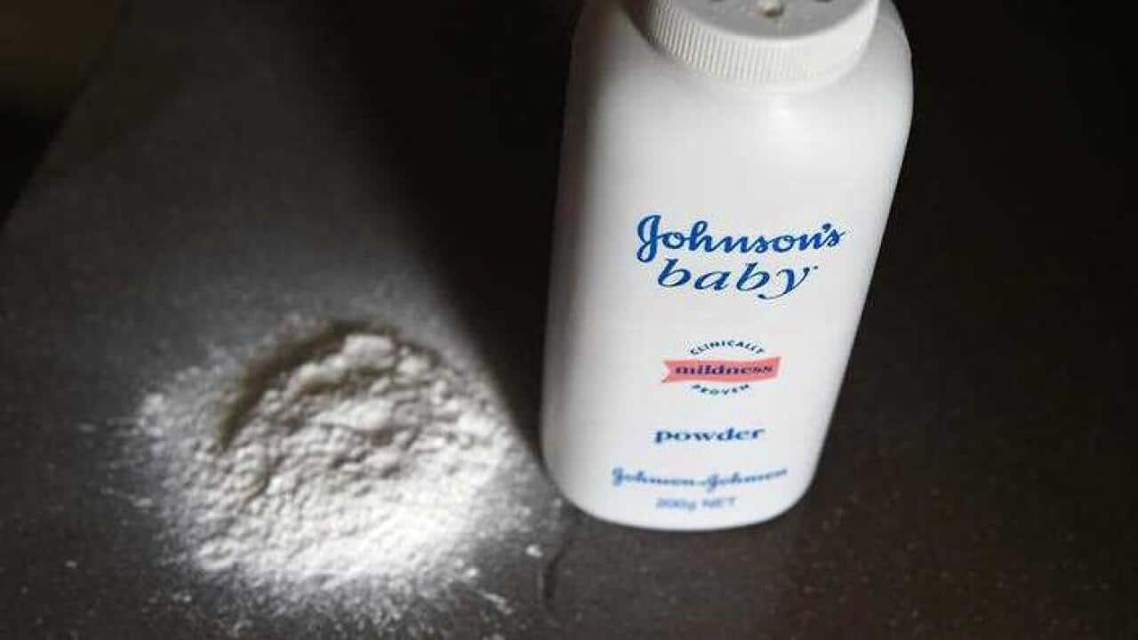 Johnson & Johnson Baby Powder is pictured in Brisbane, Thursday, Feb. 25, 2016. (AAP)