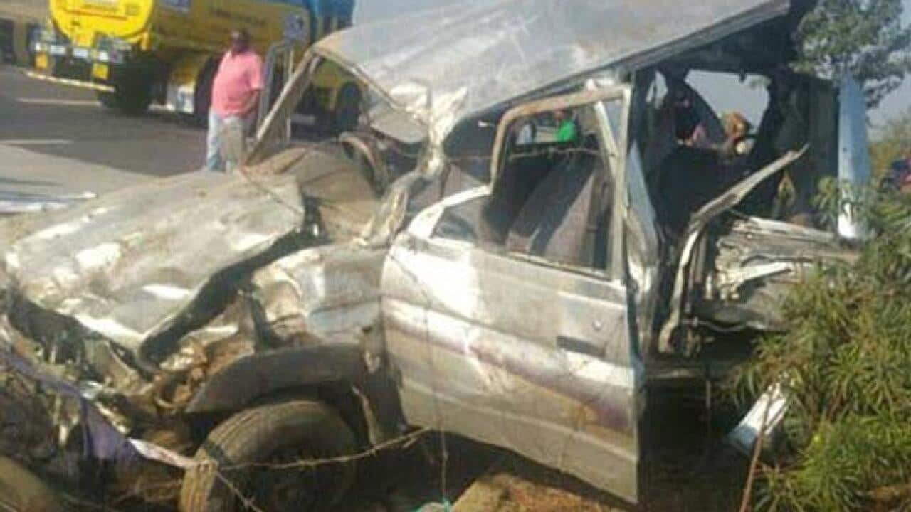 The vehicle that the Datta family was travelling in