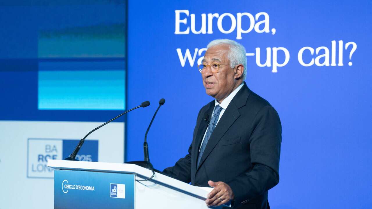 Antonio Costa At 40th Cercle d Economia Meeting - Barcelona